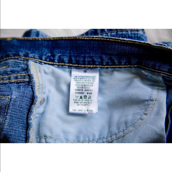 Tommy Hilfiger Jeans Dark Wash Shorts Sz 10 - Picture 4 of 4